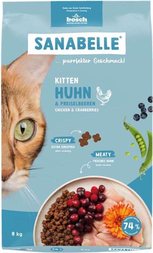 BOSCH Sanabelle Karma dla kociąt z drobiem 8kg