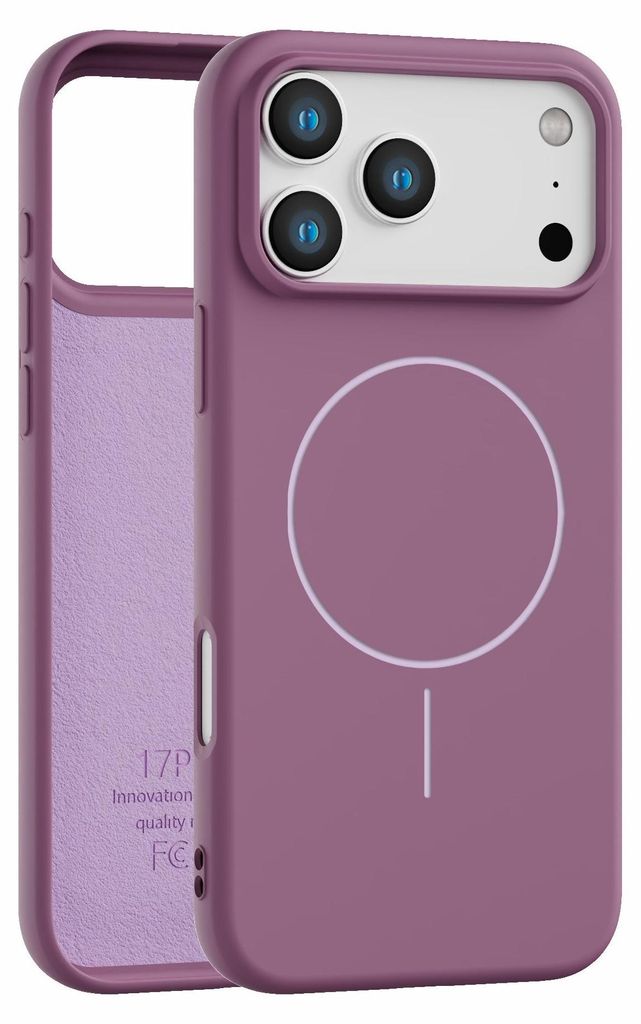 Magnethülle für iPhone 17 Pro Max – MagSafe-kompatibel – stoßfest, lila