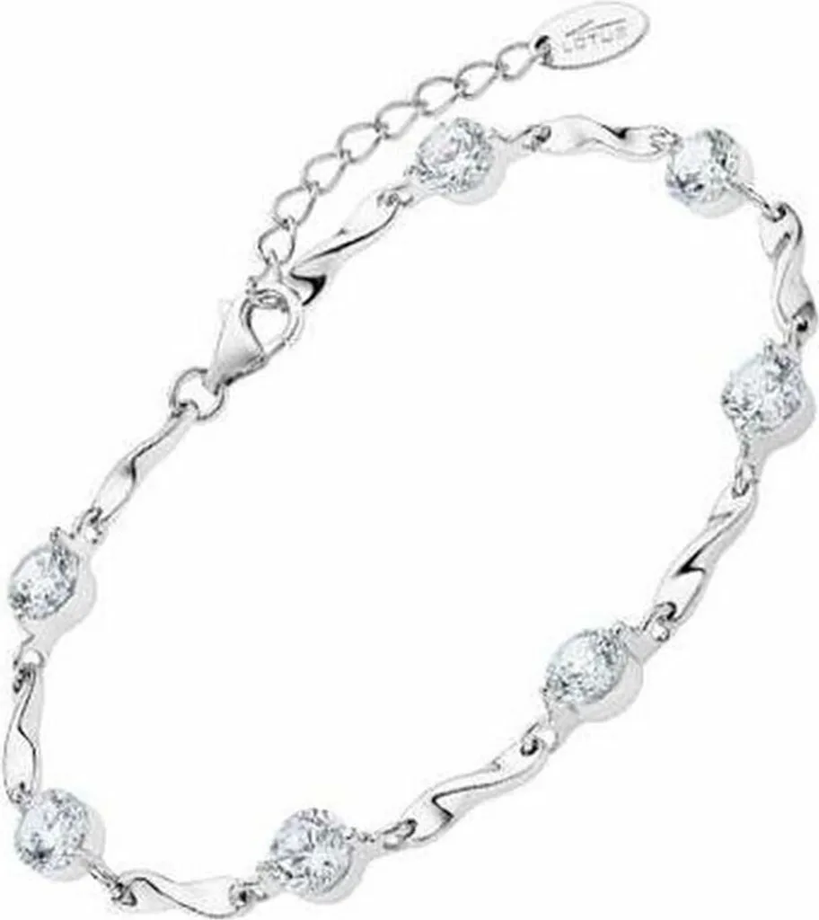 Collier Lotus Jewels LP3091-2/1 Pendentif Double Cercle Acier Argenté