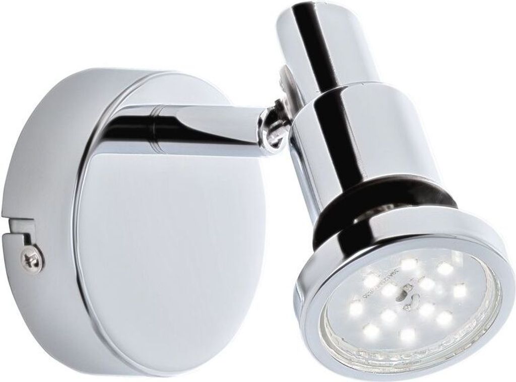 LED Badleuchte Wandspot GU10 IP44 Strahler dreh- & schwenkbar 4W Briloner