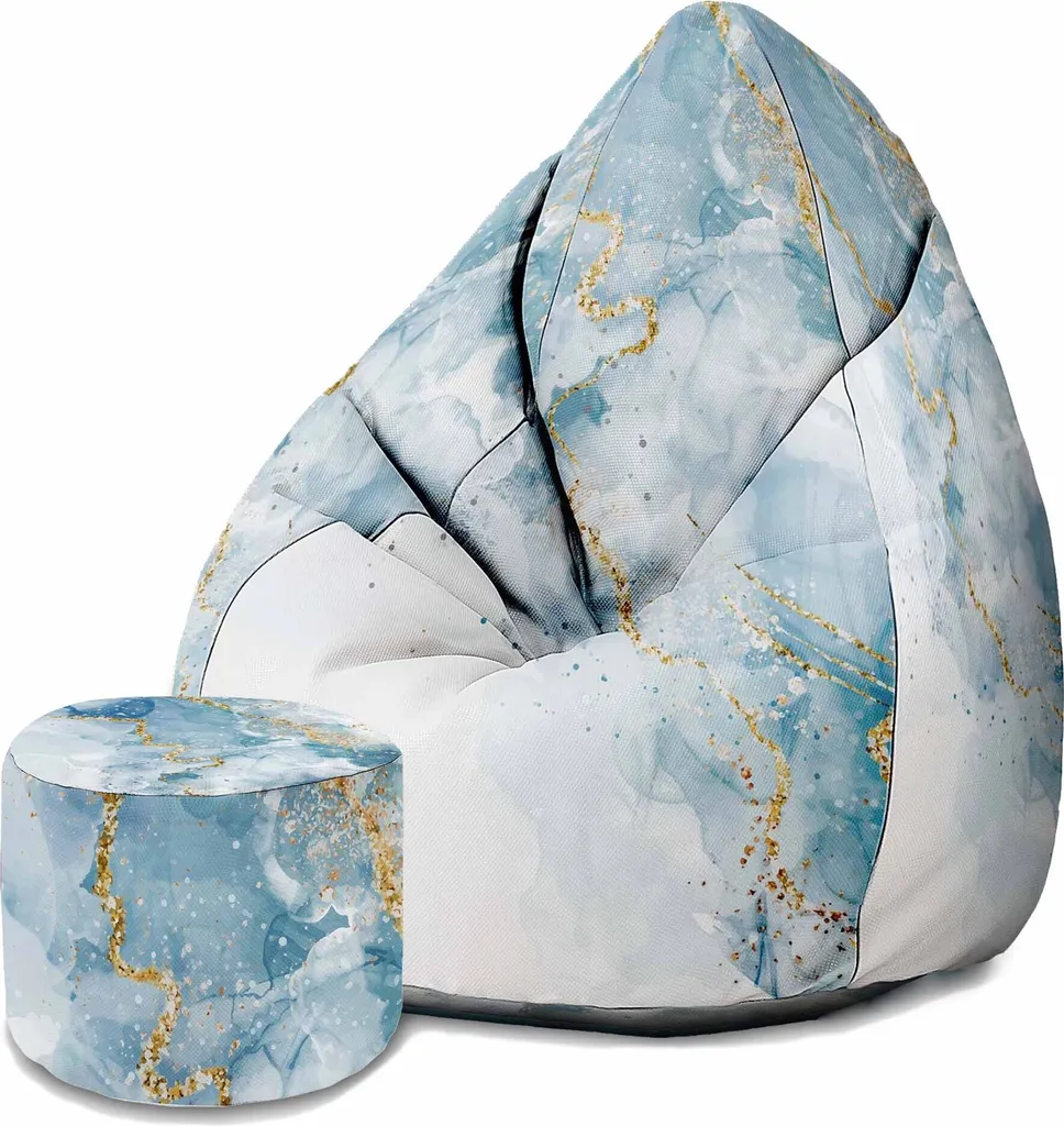 Recensione Dreamroots Bean Bag 80x120: Comfort e Design Blue Marmur