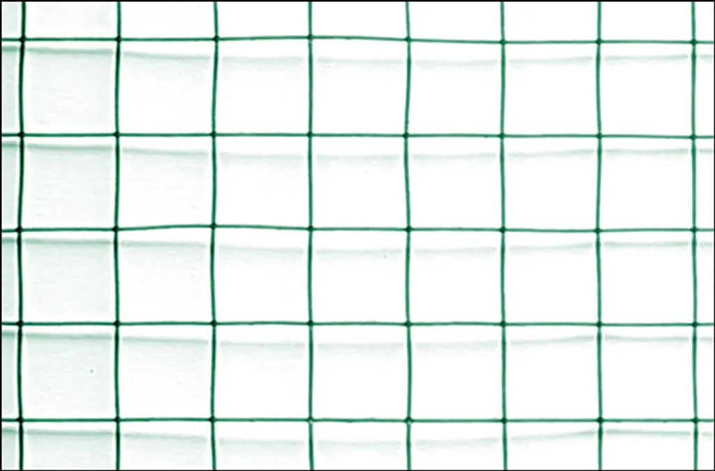 Grillage 4 angles galvanisé 1m x 5m vert pour protection extérieure