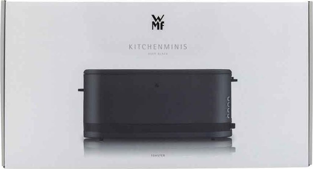 WMF KÜCHENminis: Diepzwart, lange gleuf toaster Productafbeelding 