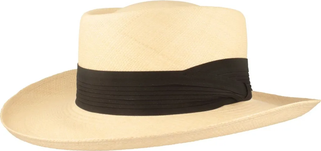 Cappello Panama Gambler Hut-Breiter UV50+ - Paglia Intrecciata