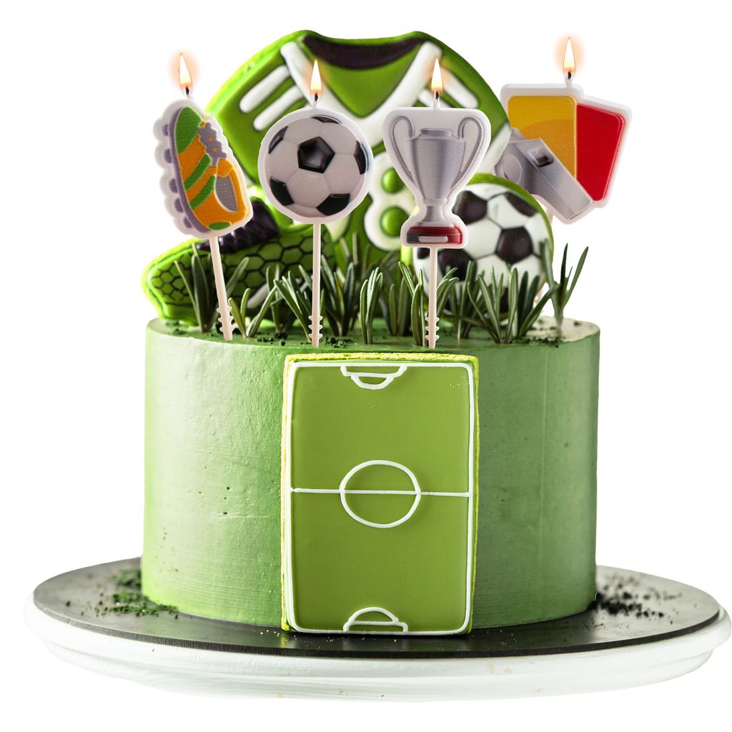 Kerzen Fussball Set