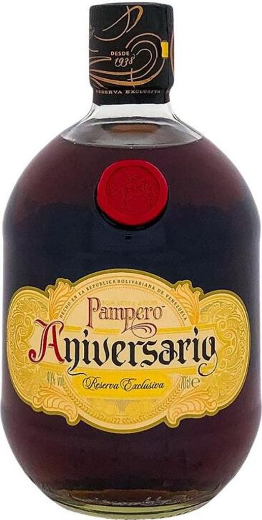 Ron Pampero Aniversario Reserva Exclusiva, en presentación Imagen del producto 