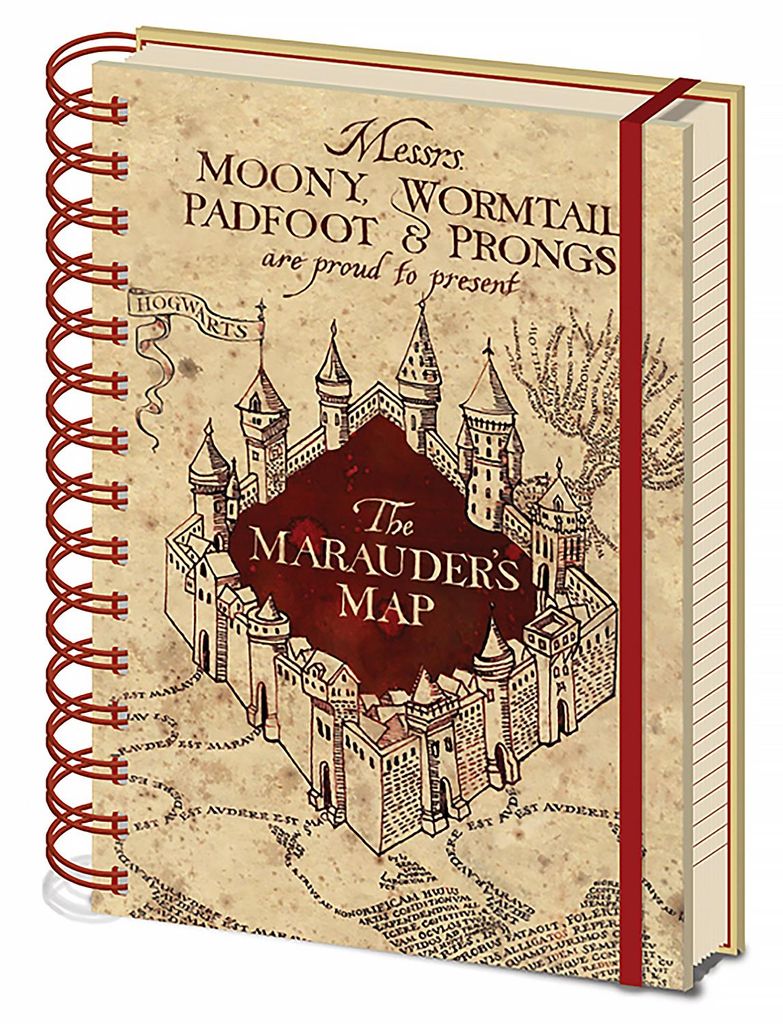 Harry Potter Notizbuch A5 Marauders Map Produktbild 