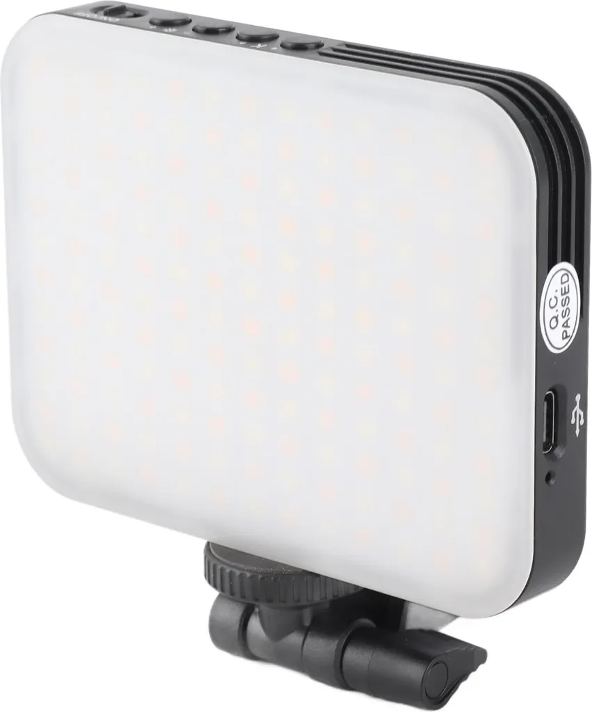 Lampe Vidéo LED Rechargeable pour Smartphone et Vidéoconférence Pro
