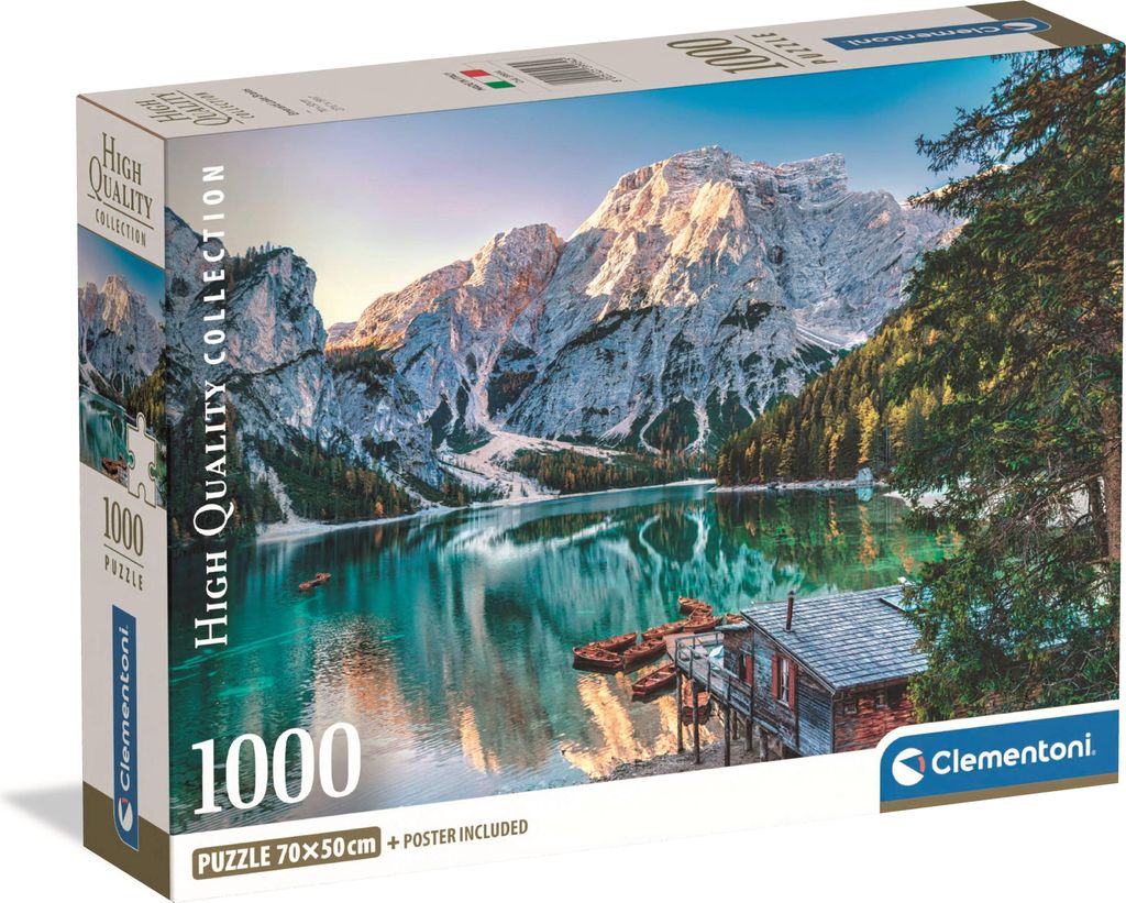 Clementoni 1000 pcs. CB HQC Emerald Lake Braies Image du produit 