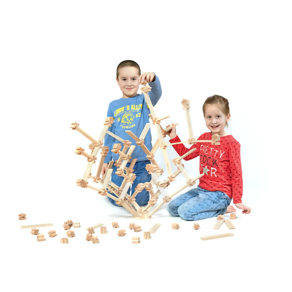 Blocs de construction 141 pièces EDUPLAY avec formes géométriques