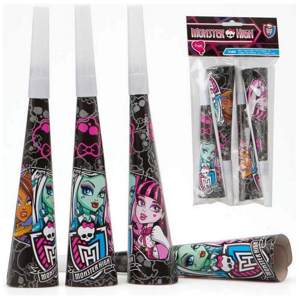 Set Partyartikel Monster High 20 cm Trompete