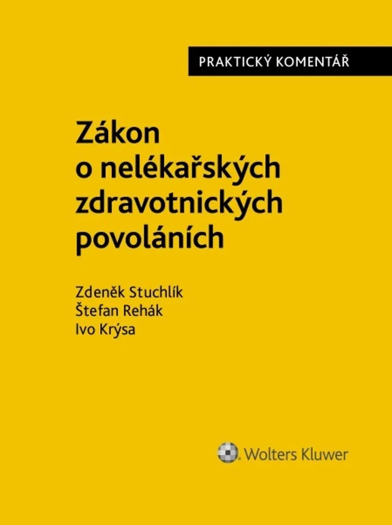 Livre de loi paramédical tchèque annoté par Zdeněk Stuchlík