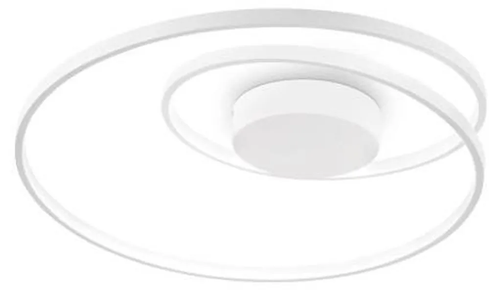 Luminaire de plafond LED design Dali Oz en métal blanc chaud de 48W
