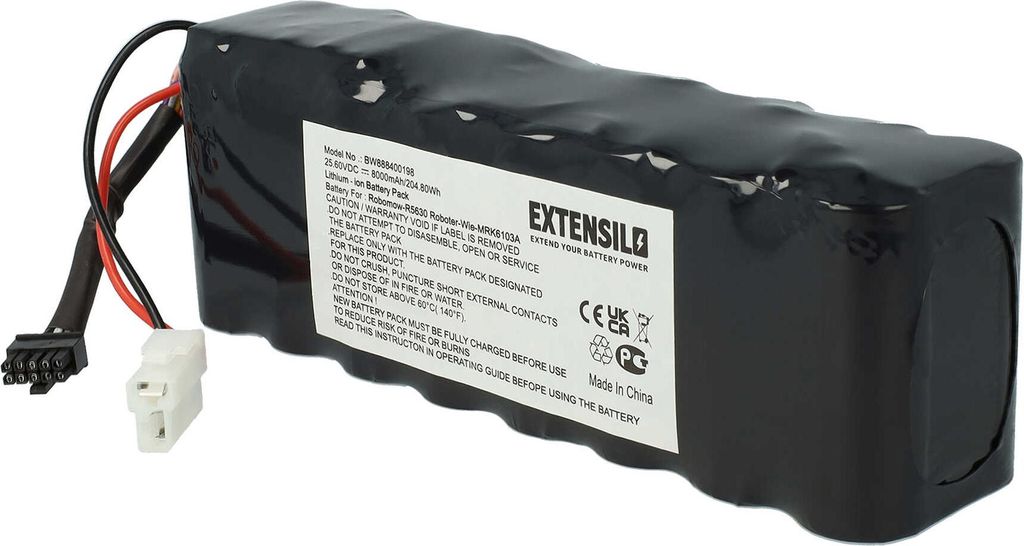 EXTENSILO Akku kompatibel mit Robomow RS615 Pro, RS612 Pro, Produktbild 