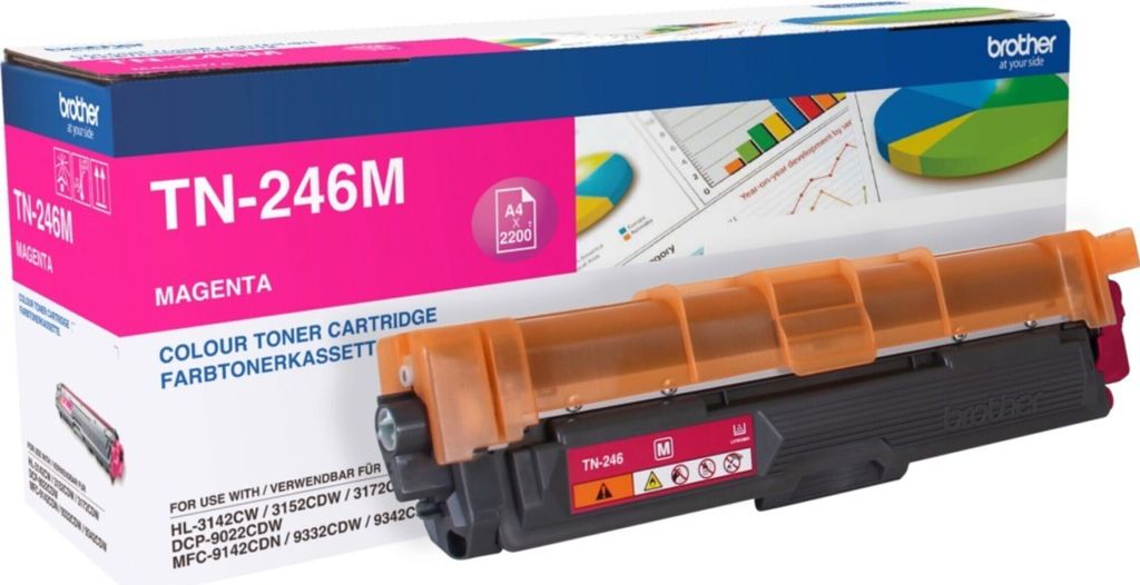 Brother TN-246M Toner magenta Produktbild 