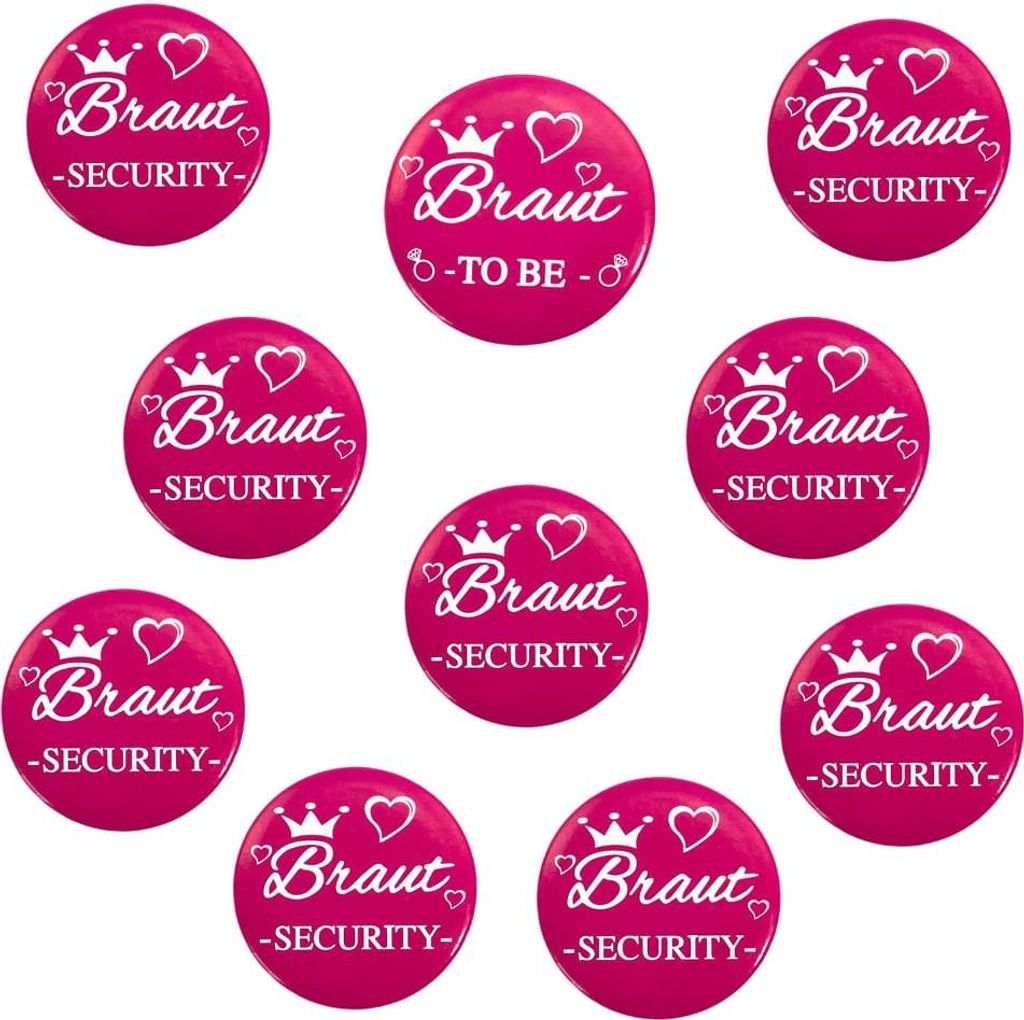 Oblique Unique Button Set JGA Junggesellinnenabschied - 1x Produktbild 1