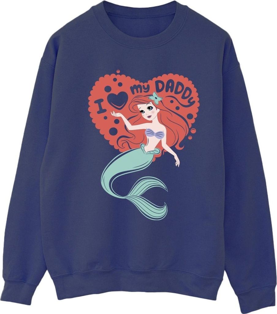 Disney - "The Little Mermaid Daddy" Sweatshirt für Damen BI23379 (XL) (Marineblau)