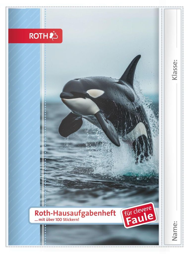 Roth HA-Hefte KidsuTiere für clevere Faule Orca Produktbild 