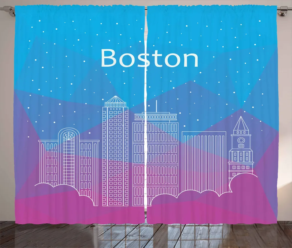 Tenda ABAKUHAUS Boston 280x245 Azzurro Fucsia - Stile Rustico Moderno