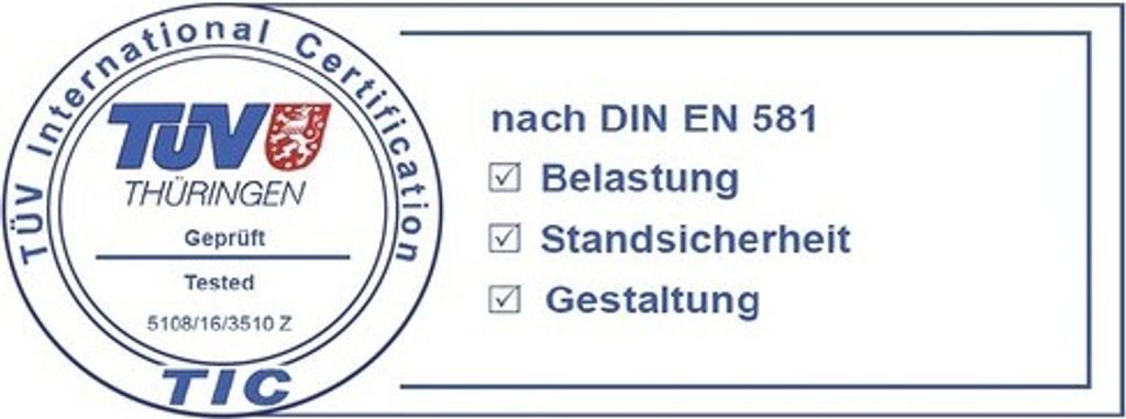 Gartenbank 2-Sitzer Friesenbank Gardissimo Kiefer massiv Produktbild 4