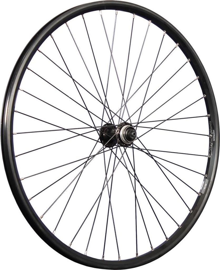 26 Zoll Vorderrad Ryde Taurus geöst Shimano Deore FH-M5100 Disc schwarz
