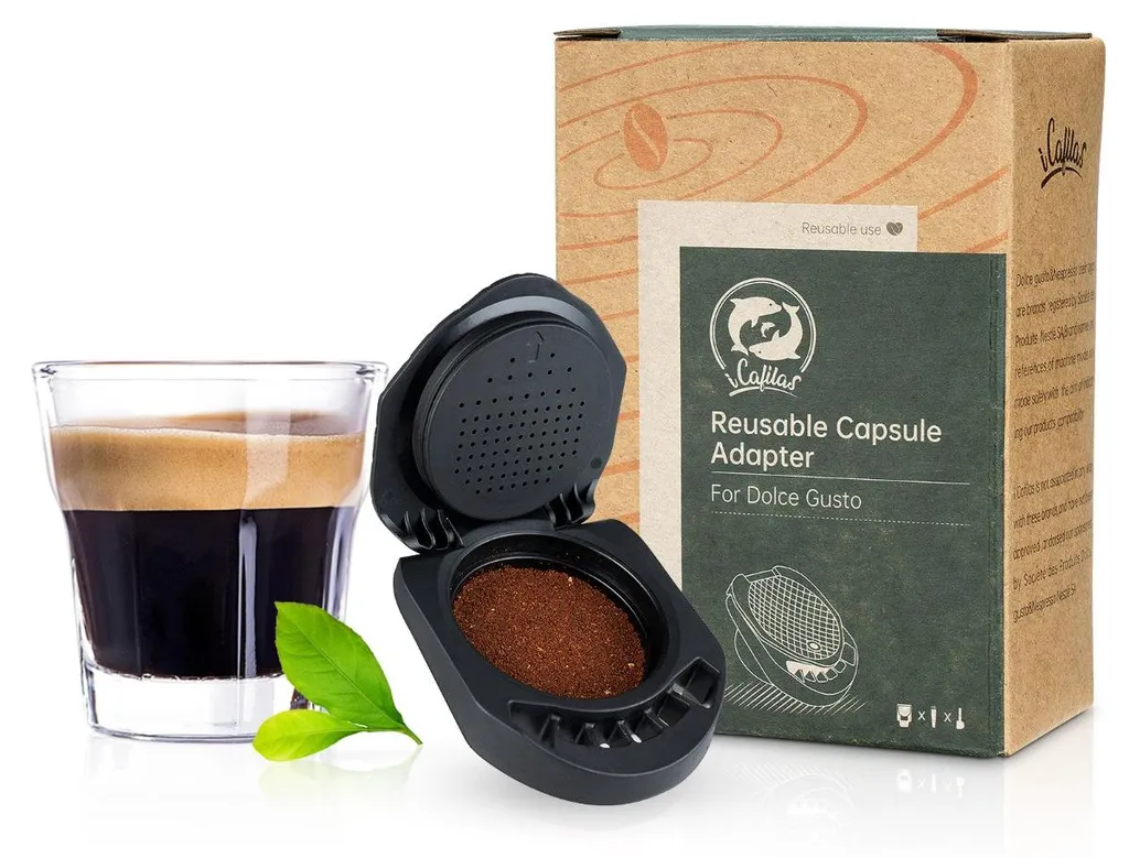 Plateau Café en PP Noir Résistant 10x8x6 cm pour Système Dolce Gusto - 4