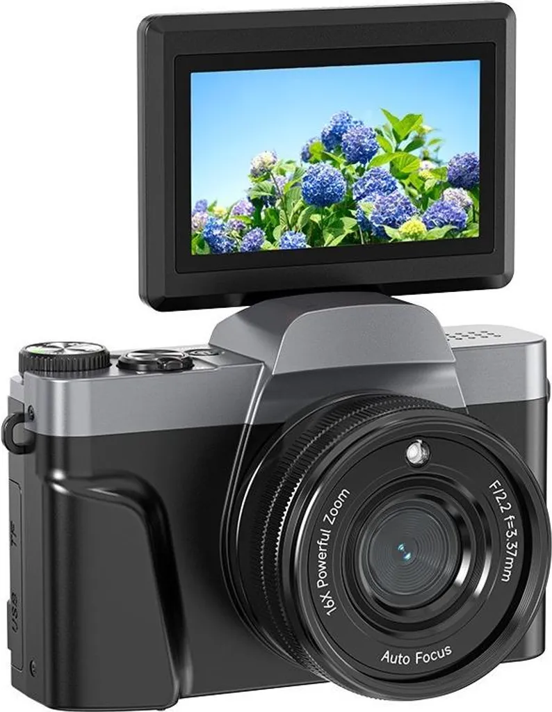 Appareil Photo Reflex HD Stabilisé INF - Écran Rotatif pour Vlog Vidéo