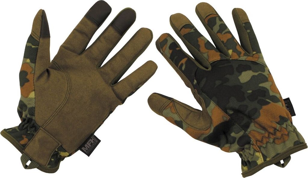 MFH Professional Fingerhandschuhe, "Lightweight", flecktarn