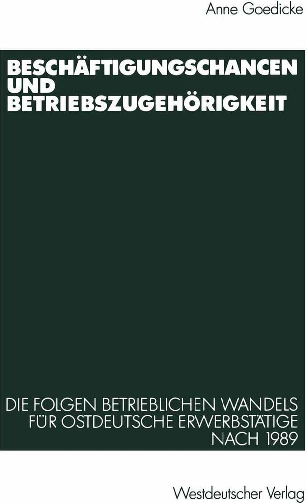 Beschäftigungschancen und Betriebszugehörigkeit