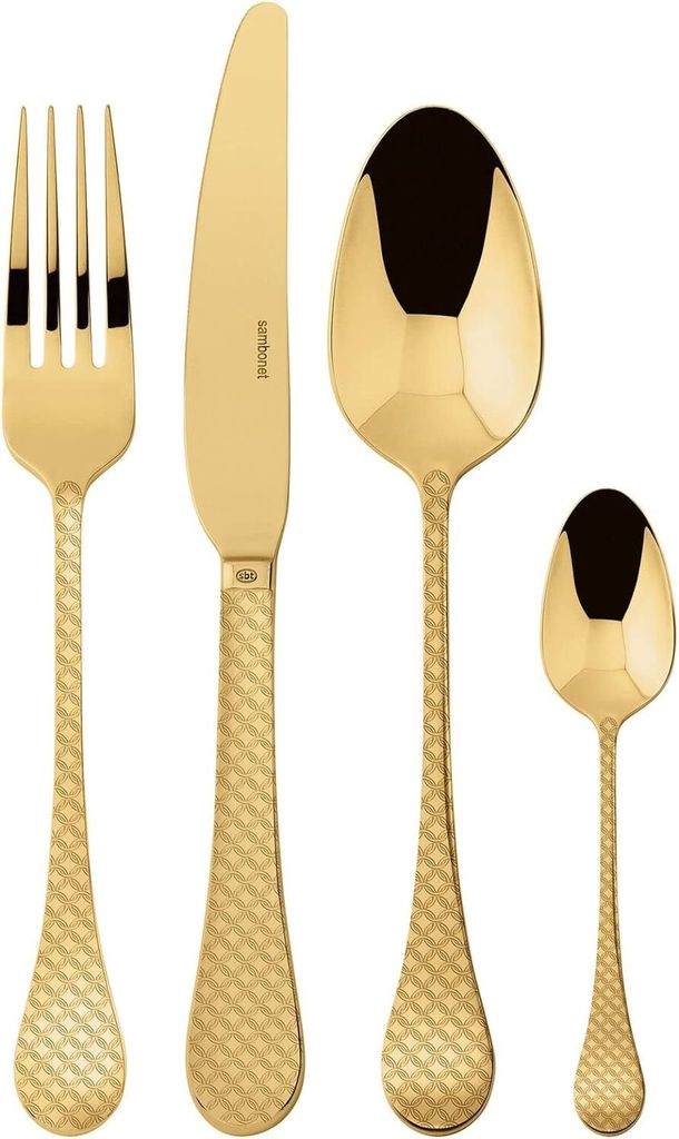 Sambonet Besteckset Taormina Gold 24-teilig Produktbild 
