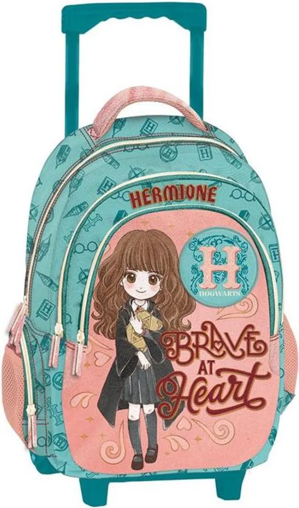 Zaino con Ruote Harry Potter Hermione Bravery: La Magia di Hogwarts a Scuola