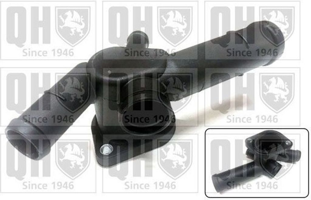 QUINTON HAZELL QTH1010CF Kühlmittelflansch für VW Golf IV Schrägheck (1J1) Wasserflansch