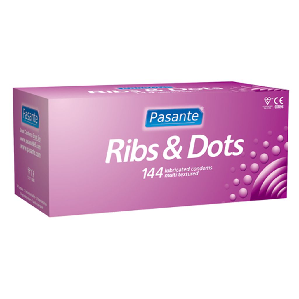 Pasante Intensity Ribs&Dots Prezerwatywy 36 sztuk - Zdjęcie produktu 