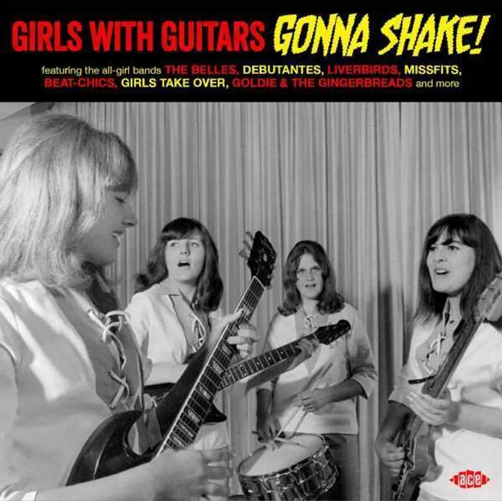 Compilation Girls With Guitars Gonna Shake ! CD Rock'n'Roll Divers Artistes