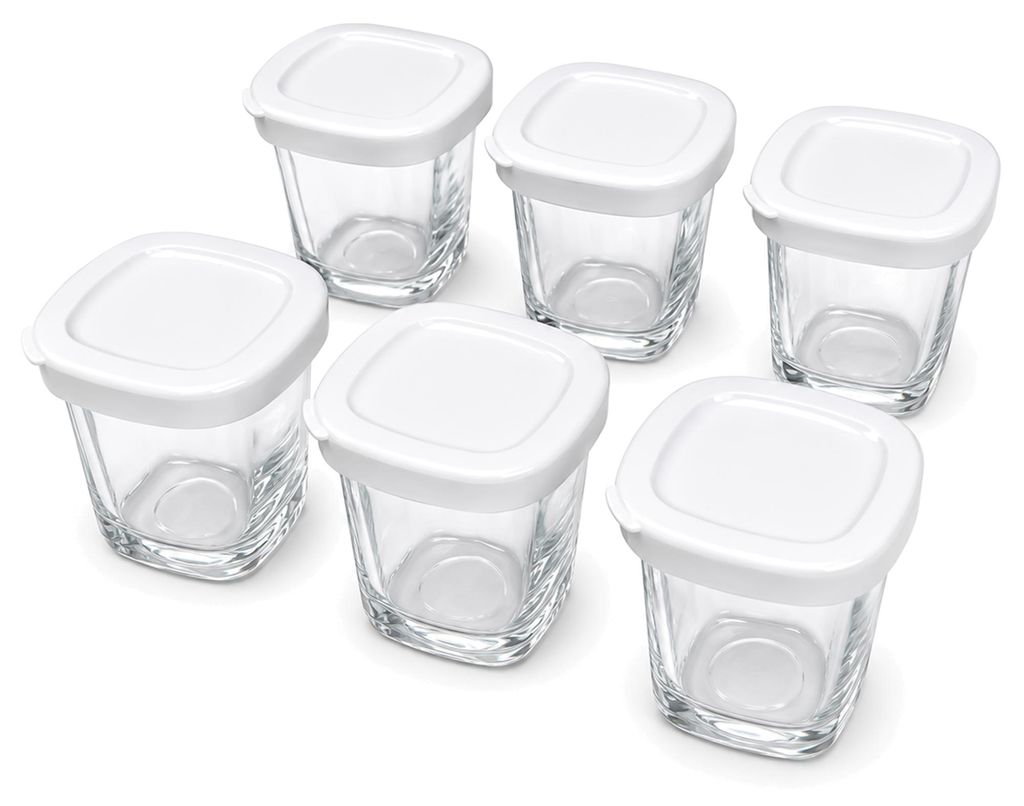 Seb XF100110 Gläser 140 ml Joghurtgläser 6er Set für Produktbild 