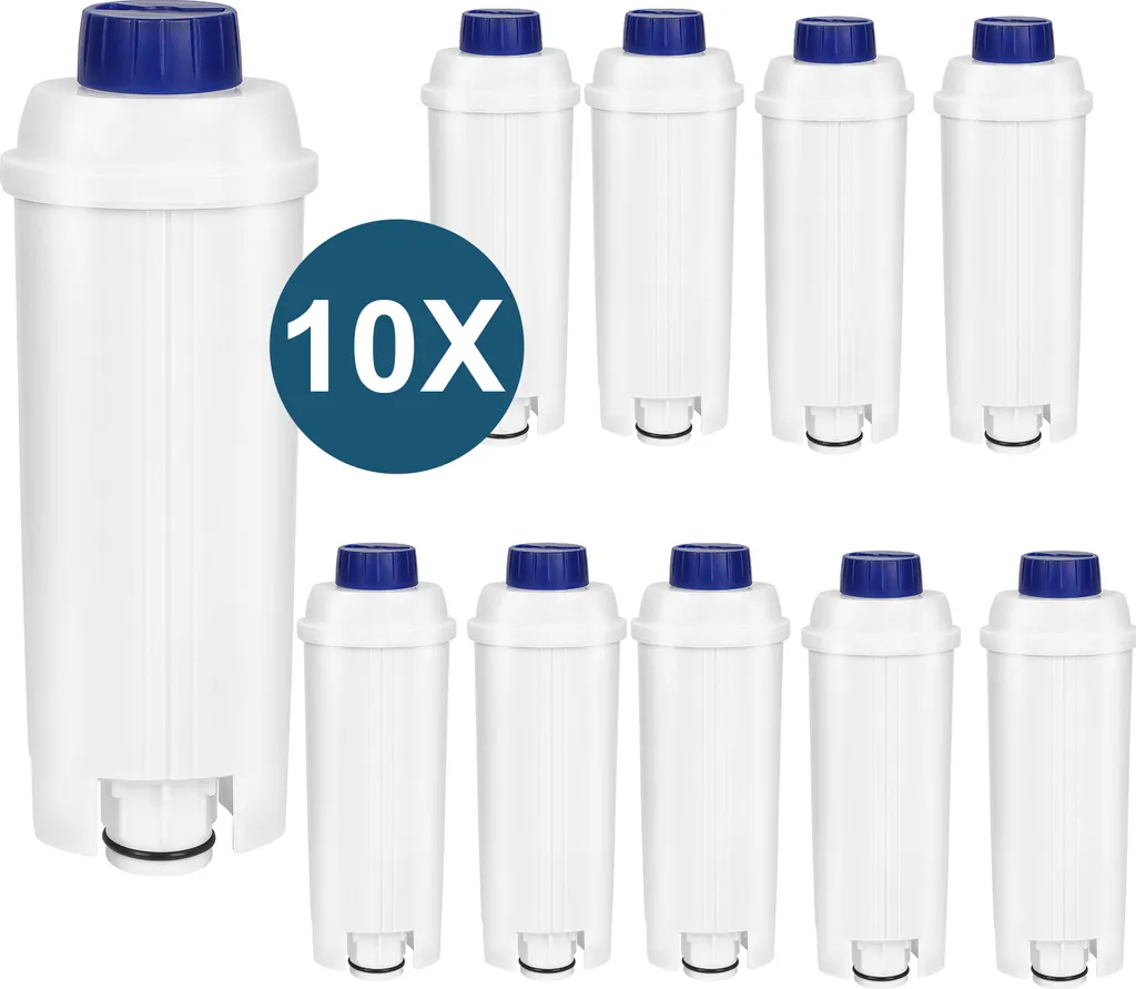 Set 10 Filtri Jopassy Compatibili DeLonghi DLSC002 - Zero Calcare