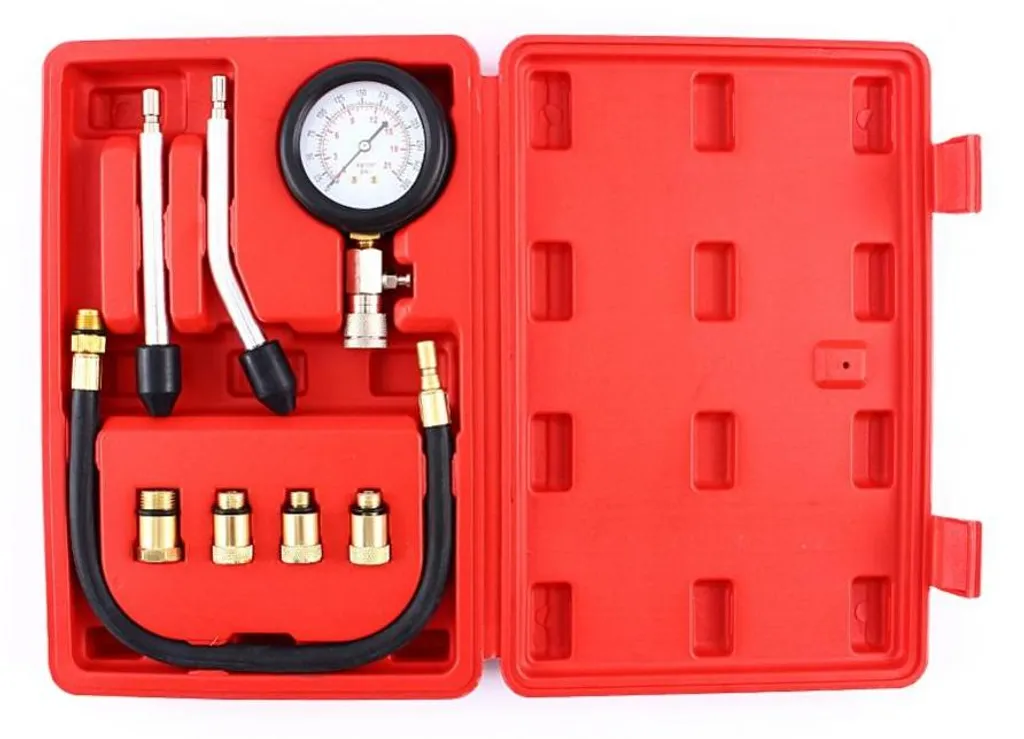Testeur de compression essence avec 4 adaptateurs et mallette de transport - 3