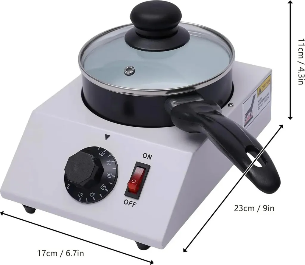 Machine à tempérer le chocolat 30-85°C - Chauffe douce 40W cuve noire