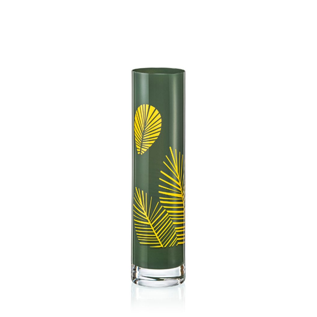 Vase Dekovase Kristallvase Spring Grün S1703 Kristallglas 240 mm Bohemia Crystalex