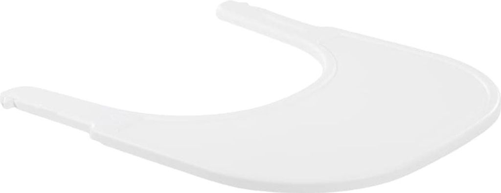 hauck Hochstuhl Tablett zum Aufklicken, Weiß - Kompatibel mit Arketa Kinderhochstuhl - Zubehör ab 6 Monaten - Gefertig aus Recyceltem Kunststoff ...