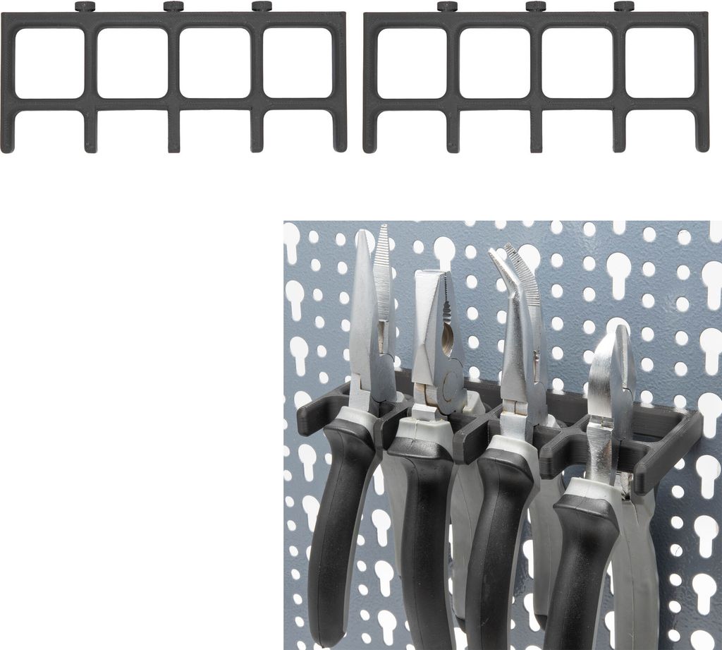 2x Zangen Halter für Küpper Lochwand Werkzeughalter Universal Halter Werkzeugwand