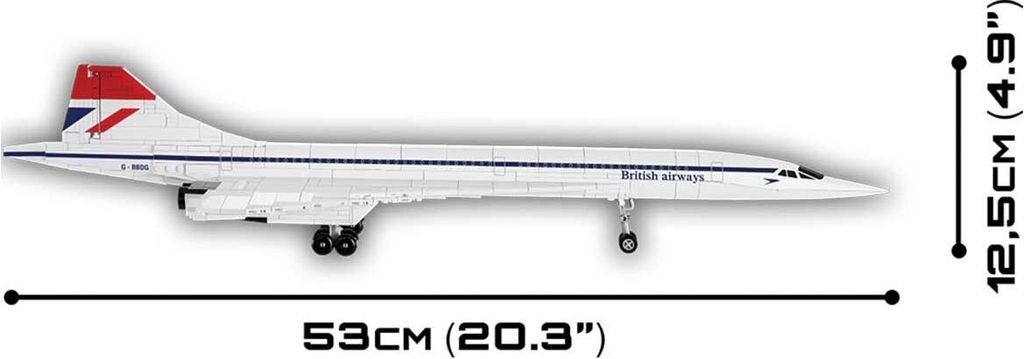 COBI 1917 Concorde z Brooklands Museum, 1:95, 455 k Obrázek produktu 3