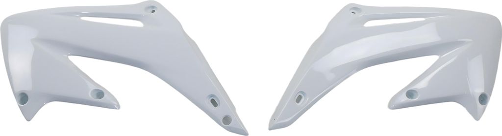 Kühlerverkleidung UFO PLAST 2-teilig Abdeckung Kühler für Honda CR R 125 / 250 ccm Bj. 2002 - 2007, Farbe:weiß OEM
