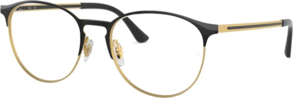 Lunettes de vue Ray-Ban RX6375 3051 Taille 51 monture métal unisexe