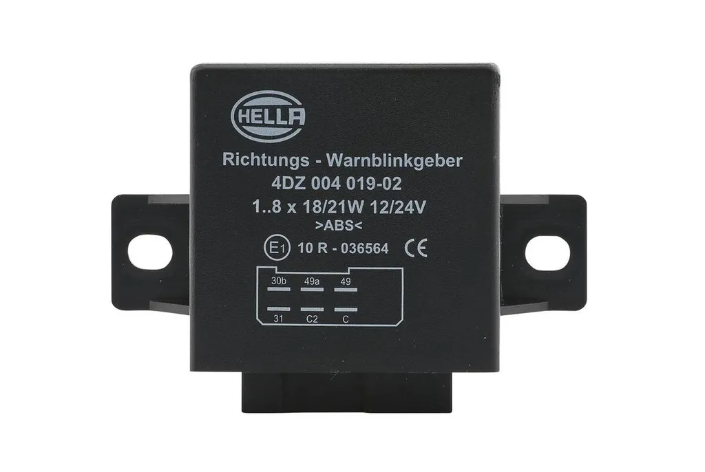 HELLA Interruttore Lampeggiatore Emergenza 12V Per Auto – Serie 4570, Modulare Con Lampadina E Funzione Comfort