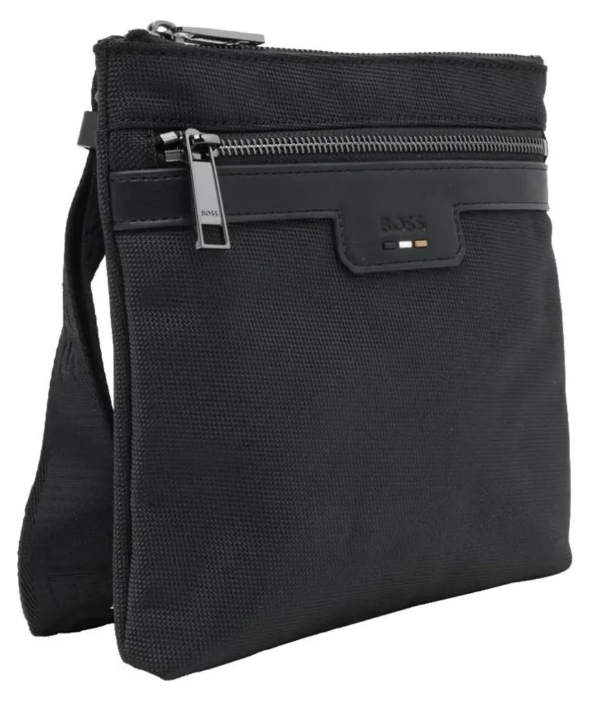 Sac à dos Hugo Boss 50536191 en toile nylon noir avec logo embossé