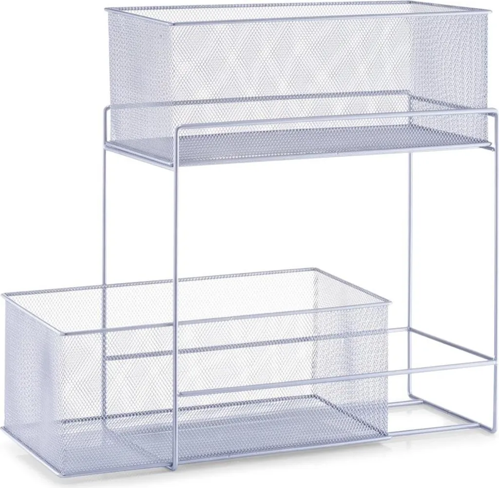 Rangement sous évier compact - Optimisation placard 17,5 x 35 x 42 cm