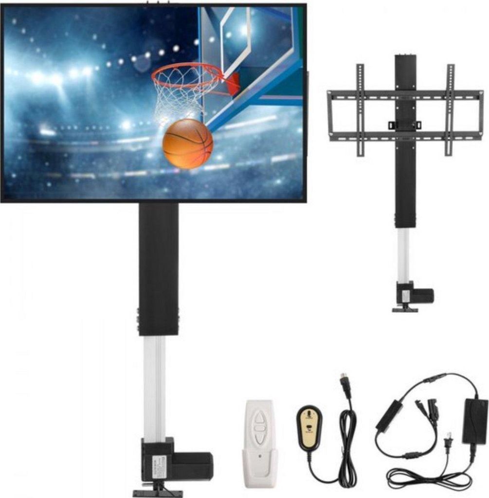 TV-Lift Wandhalterung – Höhenverstellbar für 26–57 Zoll – Mit Fernbedienung – TV-Lift Möbel – Wohnzimmer oder Büro