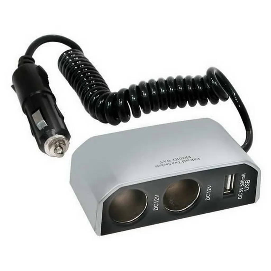Prise double allume-cigare 12V 8Ah USB : finissez-en avec le manque
