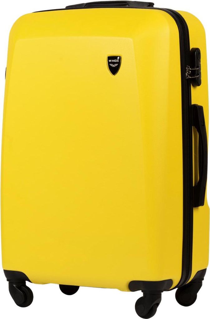 WINGS PLOVER Mittlere Koffer 24" Gelb ABS+ 4 Rollen Produktbild 